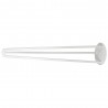 Noga Hairpin 40cm stalowa biała B40