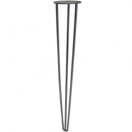 Noga Hairpin 71cm stalowa szara G71