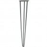 Noga Hairpin 71cm stalowa szara G71