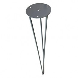Noga Hairpin 71cm stalowa szara G71