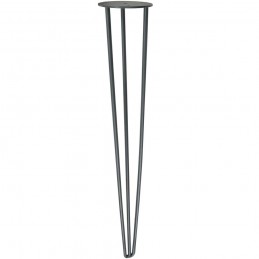 Noga Hairpin 71cm stalowa szara G71