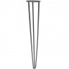 Noga Hairpin 71cm stalowa szara G71