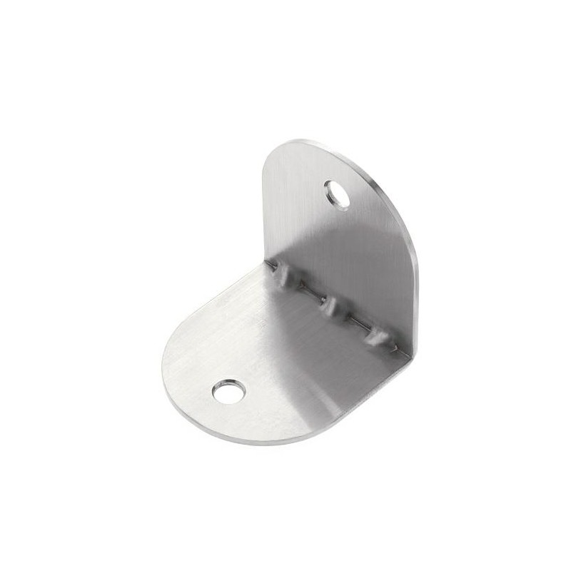 Kątownik kabin WC 50x52x52mm Inox mod.100