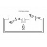 Klamka AMIG 19ED INOX (połówka)