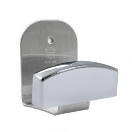 Wieszak ubraniowy pojedynczy INOX + plastik chromowany mod. 8