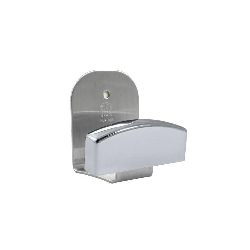 Wieszak ubraniowy pojedynczy INOX + plastik chromowany mod. 8