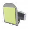 Wieszak ubraniowy pojedynczy INOX + plastik chromowany mod. 8