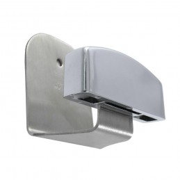 Wieszak ubraniowy pojedynczy INOX + plastik chromowany mod. 8