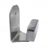 Wieszak ubraniowy pojedynczy INOX + plastik chromowany mod. 8