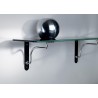 Wspornik półki stalowy biały/chrom 110x140mm PALLADIO 14