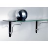 Wspornik półki stalowy czarny 110x140mm PALLADIO 14