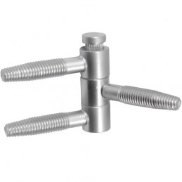 Zawias wkręcany 13x38 chrom mat AGB Tria