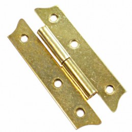 Zawias 395-3" mosiądzowany Lewy