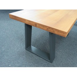 Noga podstawa stolika trapez wys. 38cm szara
