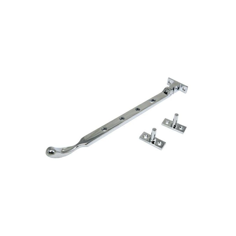 Ogranicznik okienny Blokada otwarcia 250mm Casement Bulb chrom