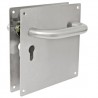 Klamka na wkładkę szyld 180x180mm INOX AMIG mod. 3CB47