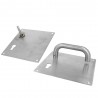 Klamka na wkładkę szyld 180x180mm INOX AMIG mod. 3CB47