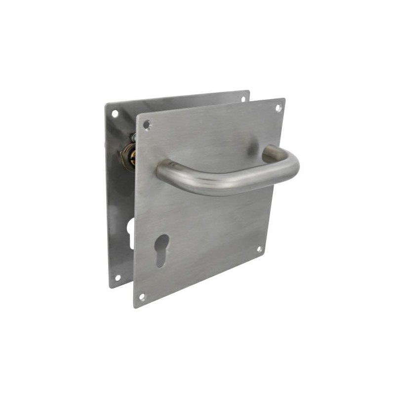 Klamka na wkładkę szyld 180x180mm INOX AMIG mod. 3CB70