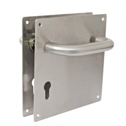Klamka na wkładkę 72 szyld 180x180mm INOX AMIG mod. 3CB72