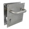 Klamka na wkładkę szyld 180x180mm INOX AMIG mod. 3CB85