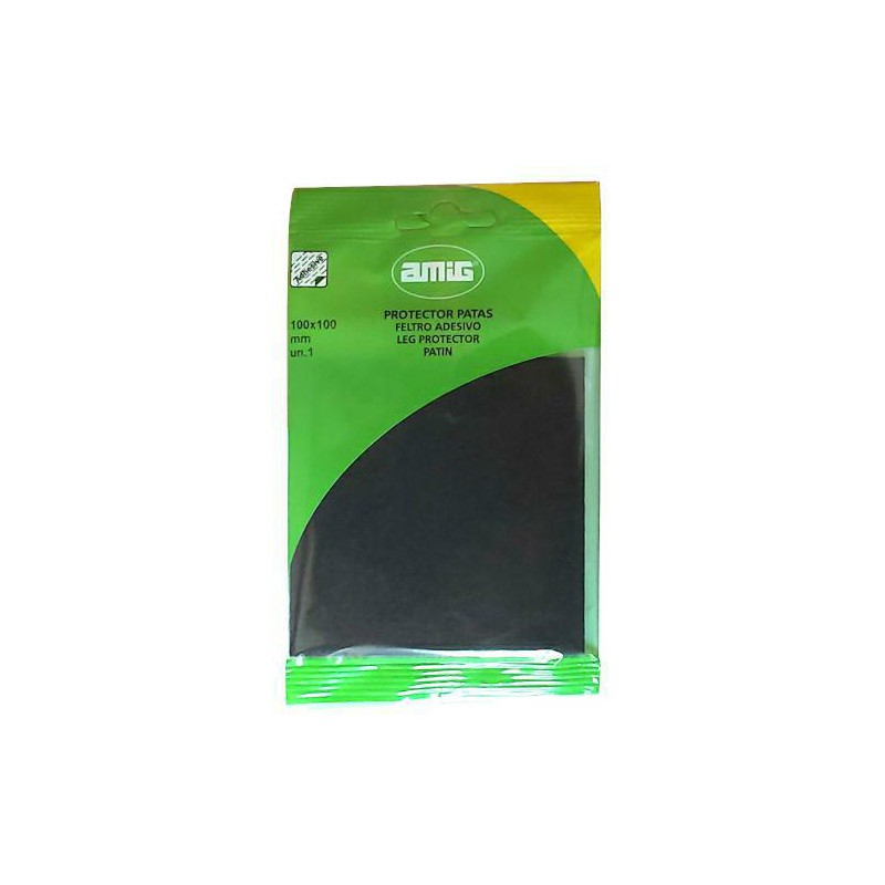 Podkładka filcowa 100x100mm brąz 1szt. mod.80 przyklejana