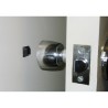 Odbojnik przyklejany Stoper meblowy 20x20mm czarny 12szt. DIS mod.413