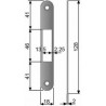 Zaczep SCIVOLA TT 18x128 chrom mat