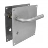 Klamka do WC 70mm na szyldzie 180x180mm INOX mod.4CW70