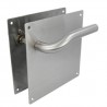 Klamka ze stali nierdzewnej INOX na szyldzie 180x180mm mod. 20C AMIG