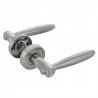 Klamka ze stali nierdzewnej INOX na okrągłym szyldzie 53mm mod. 22R INOX