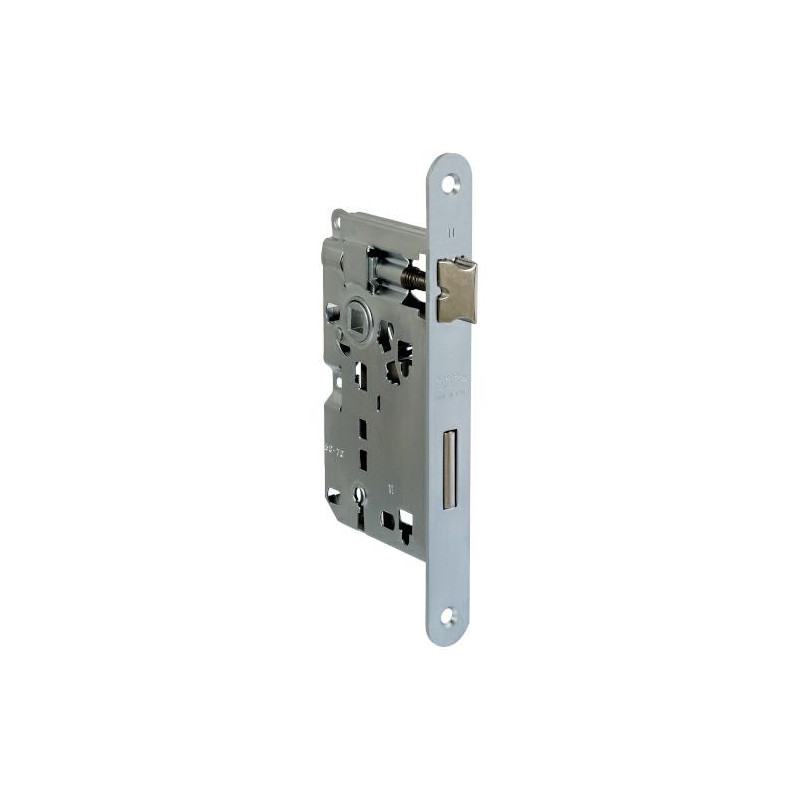 Zamek drzwiowy na klucz 70/40 chrom mat F20x188 PATENT Piccola