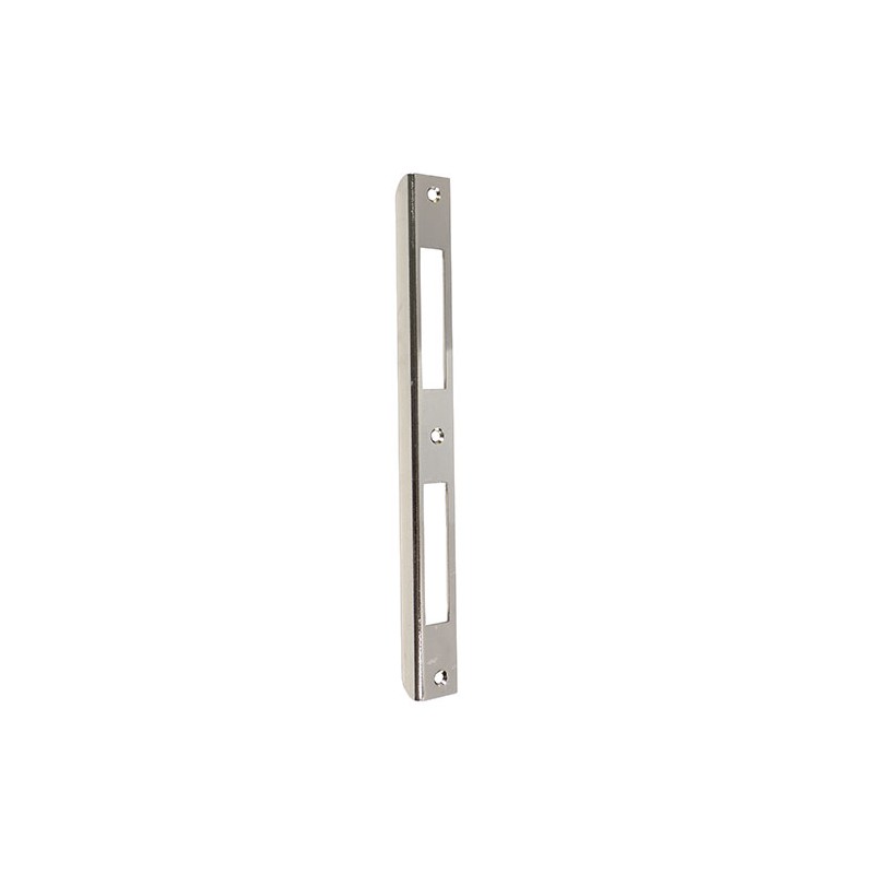 Zaczep kątowy 208x20x10mm niklowany do zamków PATENT