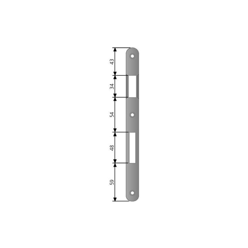 Zaczep PATENT F20/238 okr. końce żół.ocy