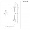 Zaczep Patent Grand F22/238 mosiądzowany