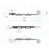 Ogranicznik okienny Blokad otwarcia Monkey Tail 299mm czarny