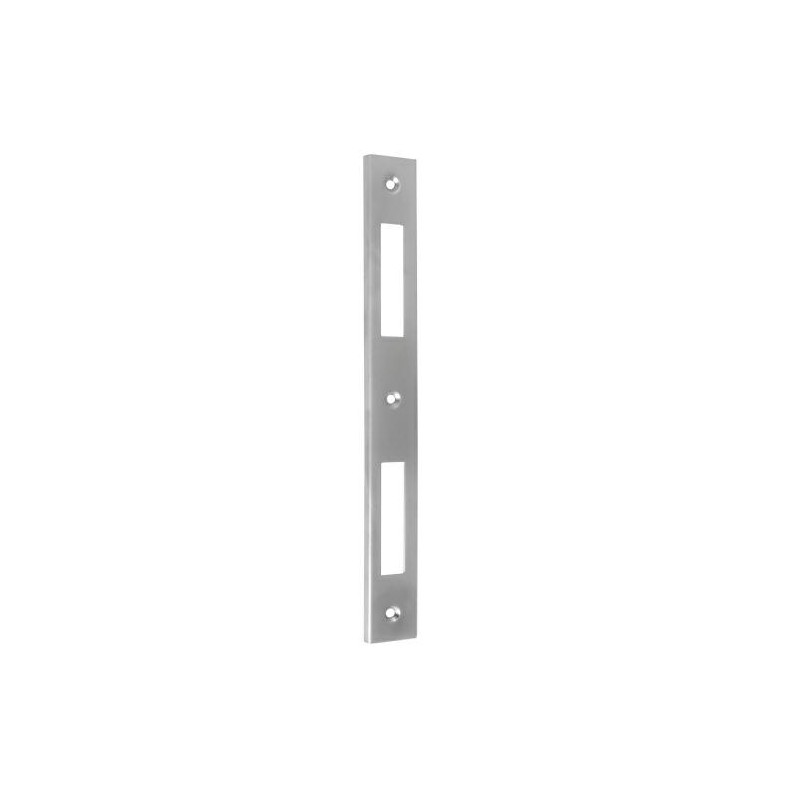 Zaczep kątowy 194x22x4mm chrom mat prostokątny do zamków PATENT