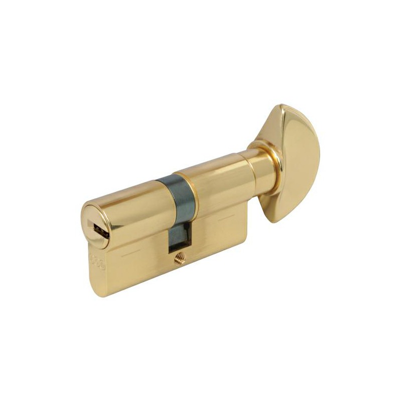 Wkładka z gałką 120mm G60/60 mosiężna mod. 5000 PS