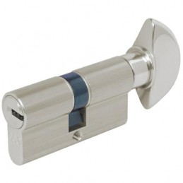 Wkładka z gałką nikiel mat 90mm G40/50 mod. 5000 PS