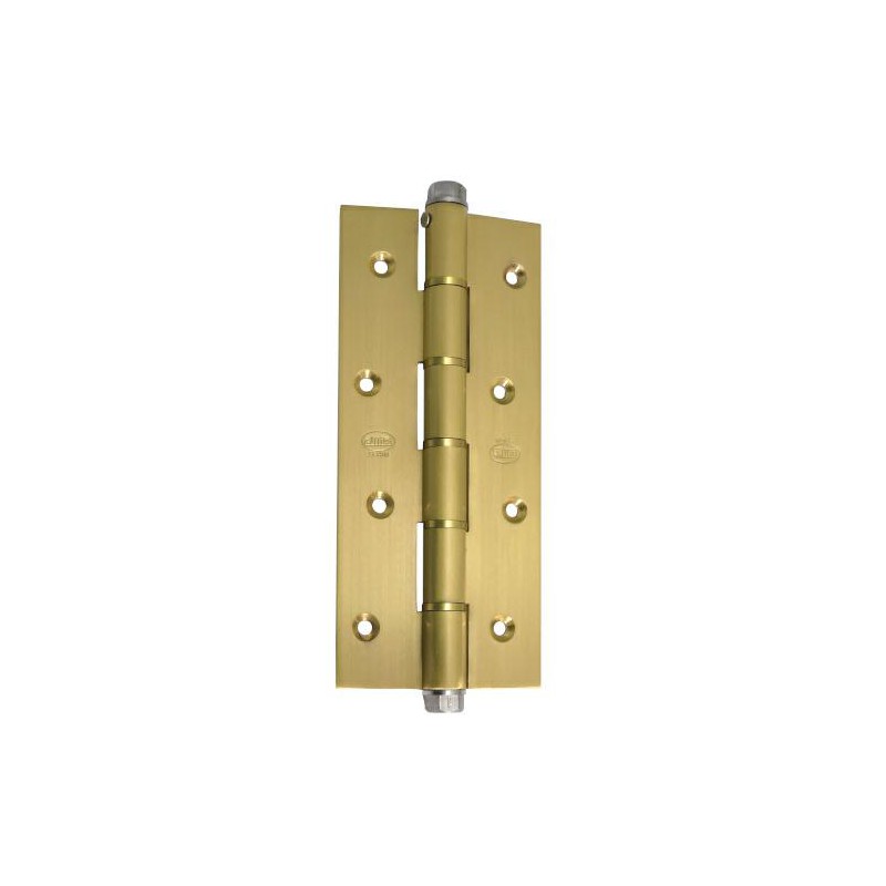 Zawias do drzwi sprężynowy 89x89mm mosiądz matowy mod. 3010