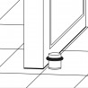 Odbój podłogowy przykręcany 25x30mm INOX mod.301 DIS