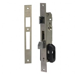 Zamek do drzwi metalowych na wkładkę 85/20 inox mod. 740