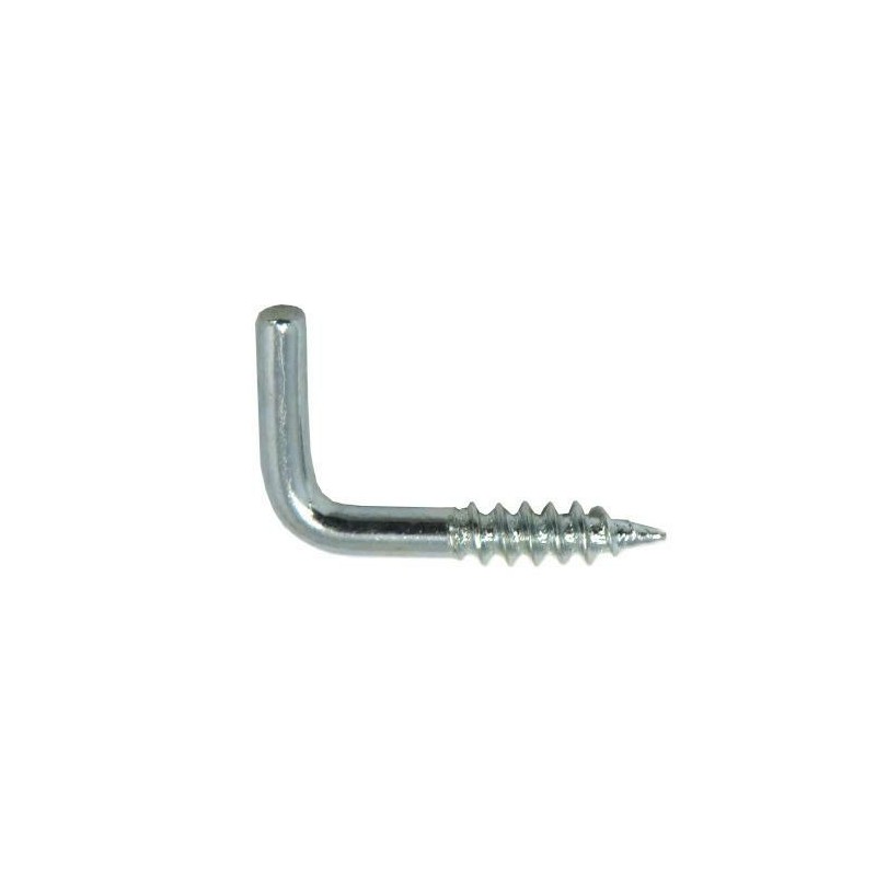 Hak prosty haczyk wkręcany 2,5x20mm cynkowany 26szt