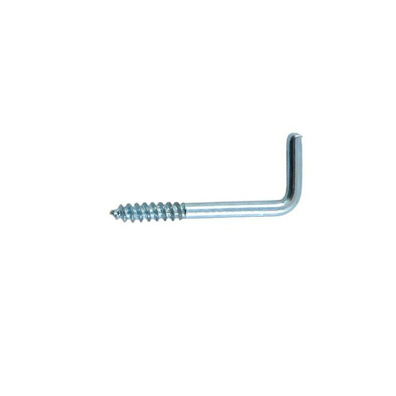 Hak prosty haczyk wkręcany 2,5x30mm cynkowany 26 szt.