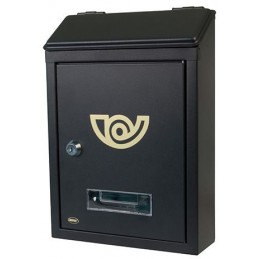Skrzynka na listy 295x210x62mm mod.2 MINI czarna matowa