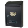 Skrzynka na listy 295x210x62mm mod.2 MINI czarna matowa