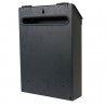 Skrzynka na listy 295x210x62mm mod.2 MINI czarna matowa