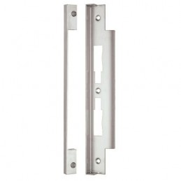 Zaczep z najazdem do drzwi dwuskrzydłowych 13mm inox