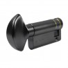 Wkładka jednostronna z gałką 65mm 10/55G czarny mat mod.600