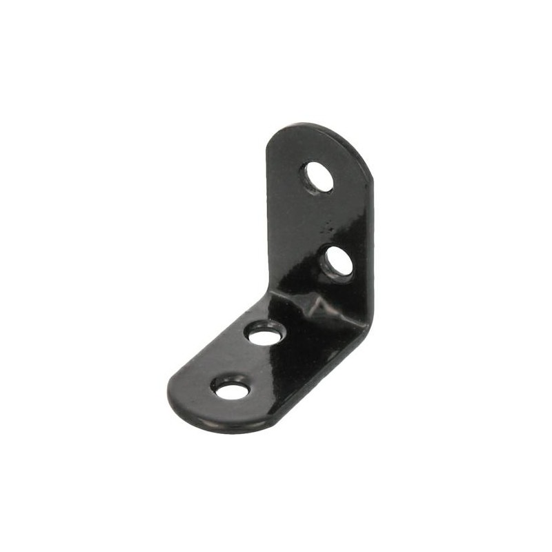 Kątownik budowlany 30x30x16mm czarny mod. 3