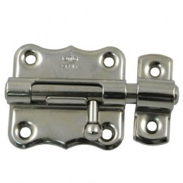 Zasuwka stalowa niklowana 50x48mm mod.384